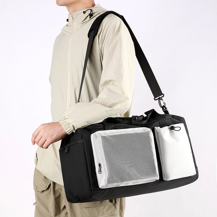 Versatile Multi-Pocket Sports Duffel Bag