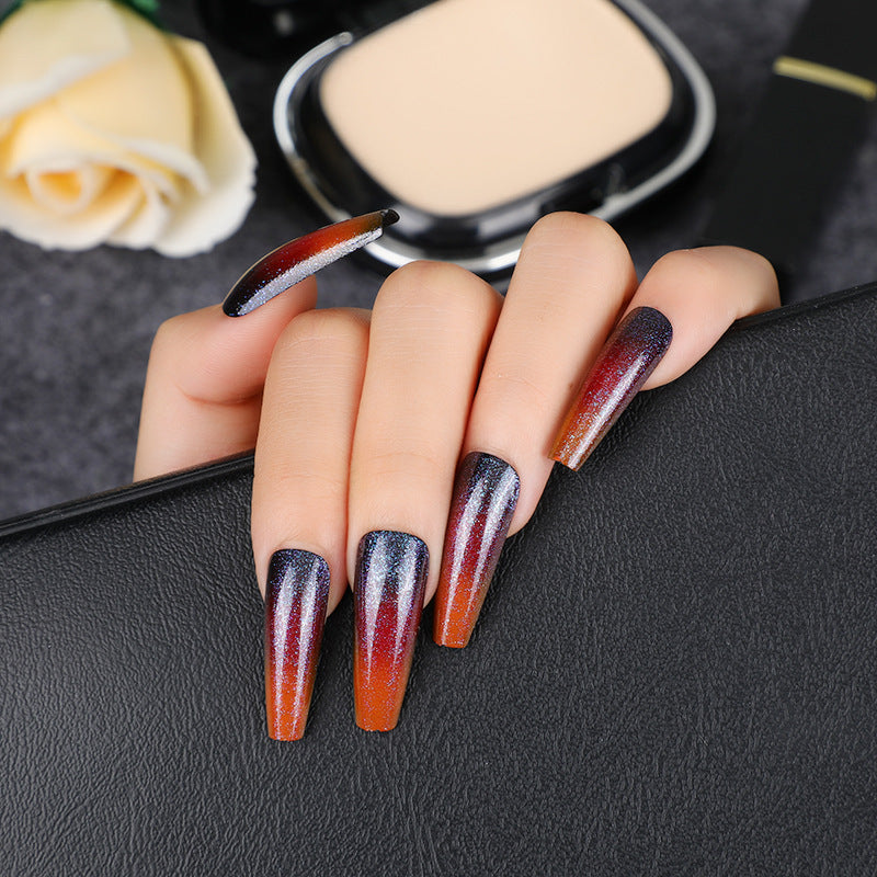 Glamorous artificial nails with gradient Kalsten