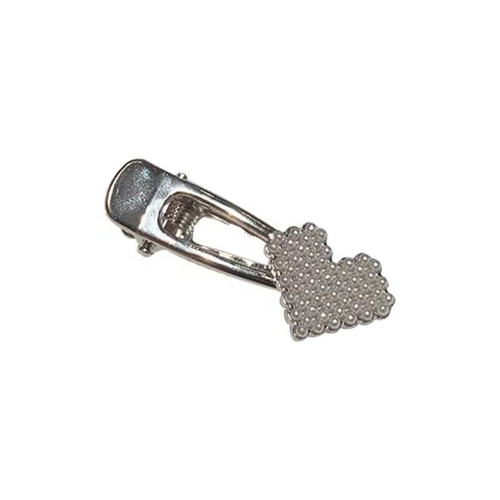 Heart-Shaped Rhinestone Hair Clip Kalsten