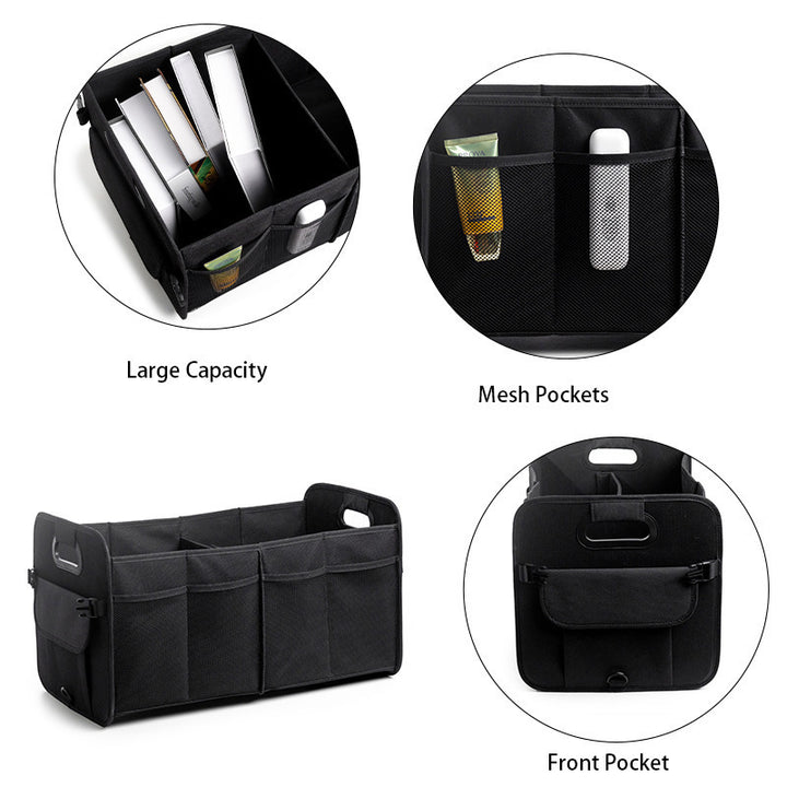 Organizer storage basket with side compartments Kalsten