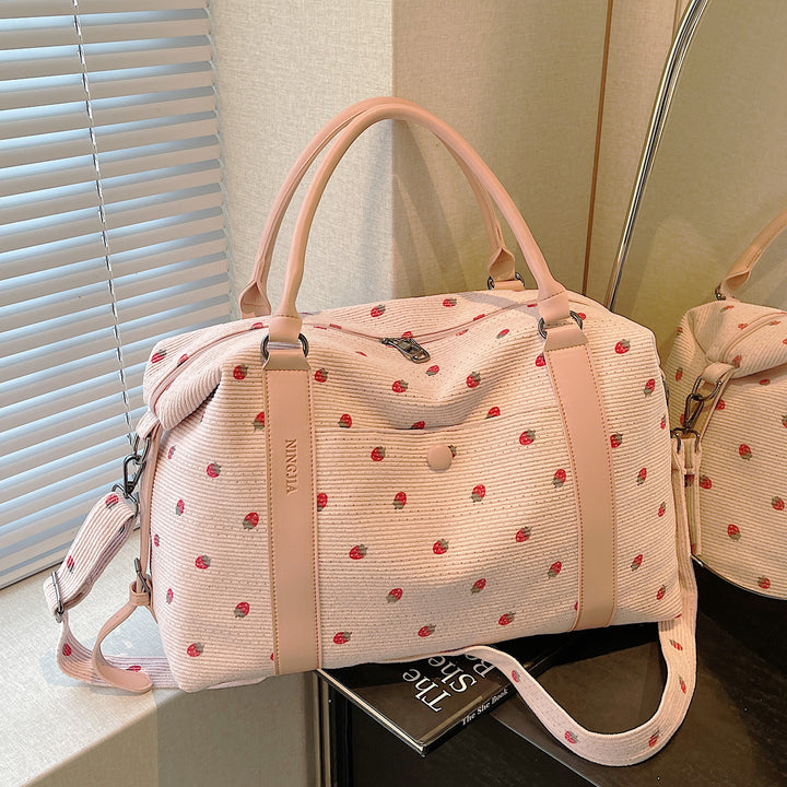 Stylish Quilted Weekend Duffle Bag Kalsten