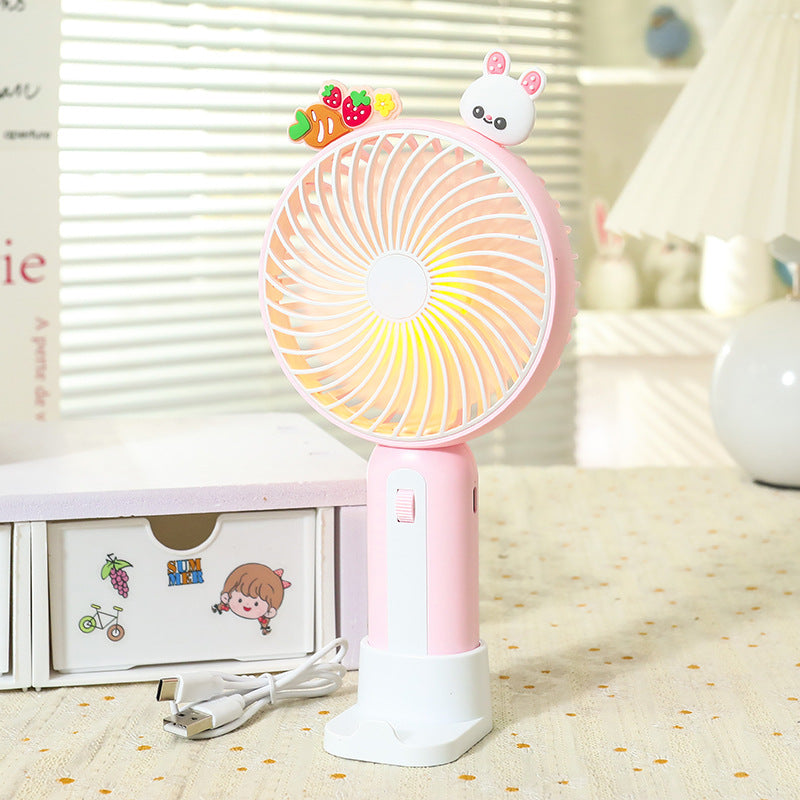 Women's Portable Hand Fan with Playful Animal Design Kalsten