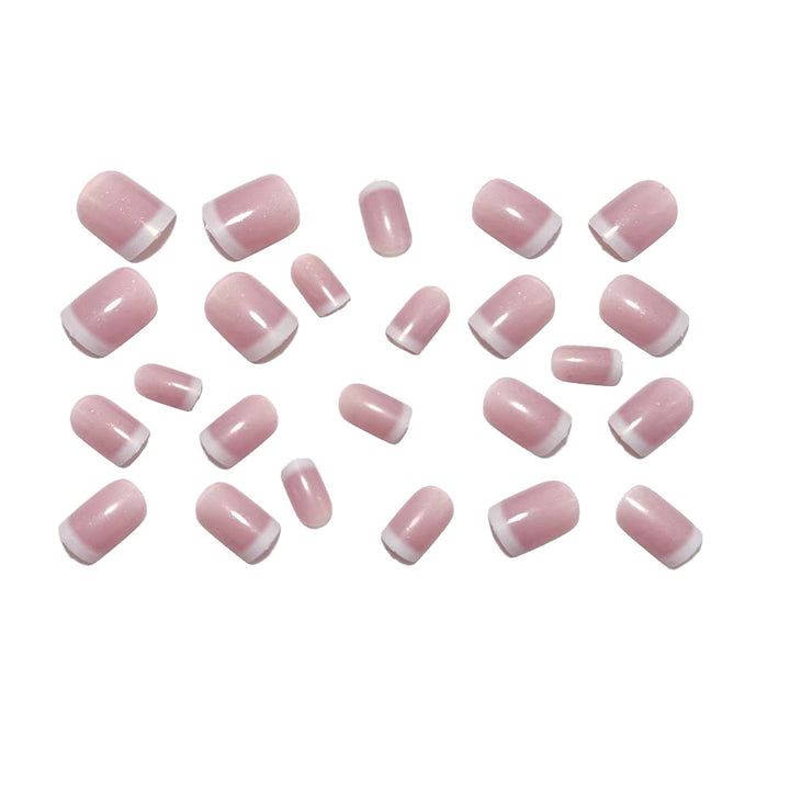 Artificial Nails in Elegant French Tip Style Kalsten