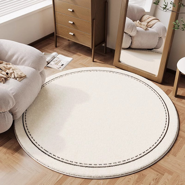 Soft Plush Polka Dot Area Rug