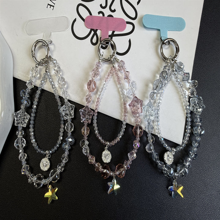 Elegant Beaded Charm Keychain Kalsten 1790135855