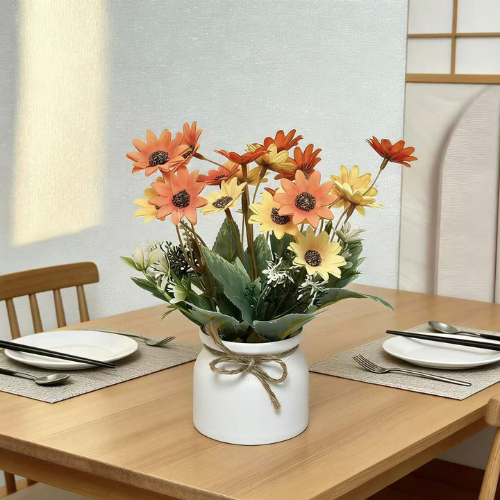 Decorative Floral Centerpiece for Indoor Display