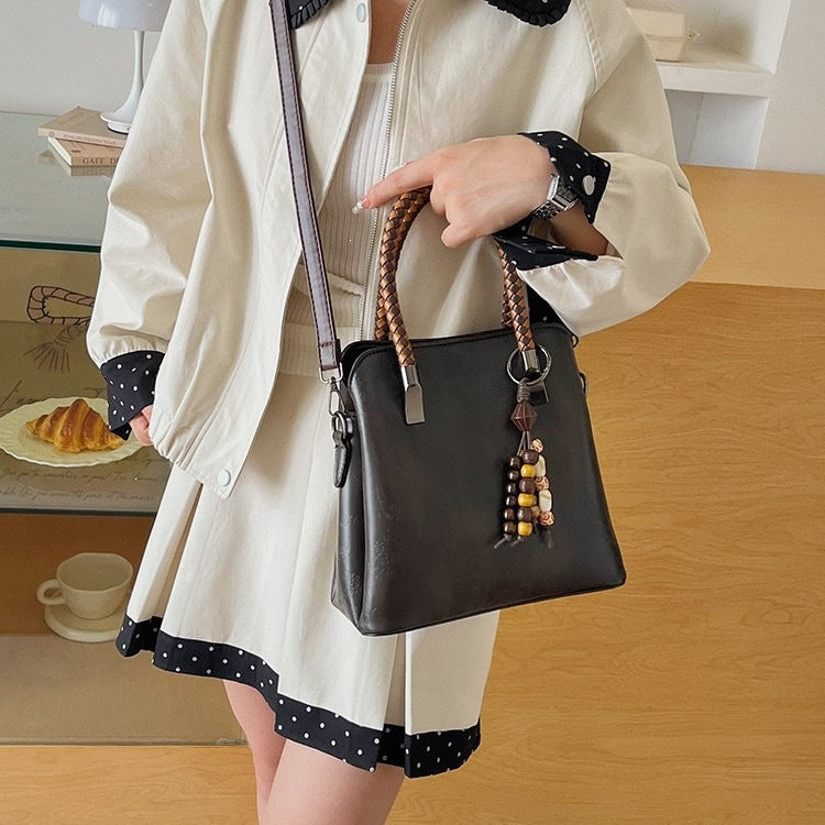 Elegant Handcrafted Floral Embossed Tote Bag