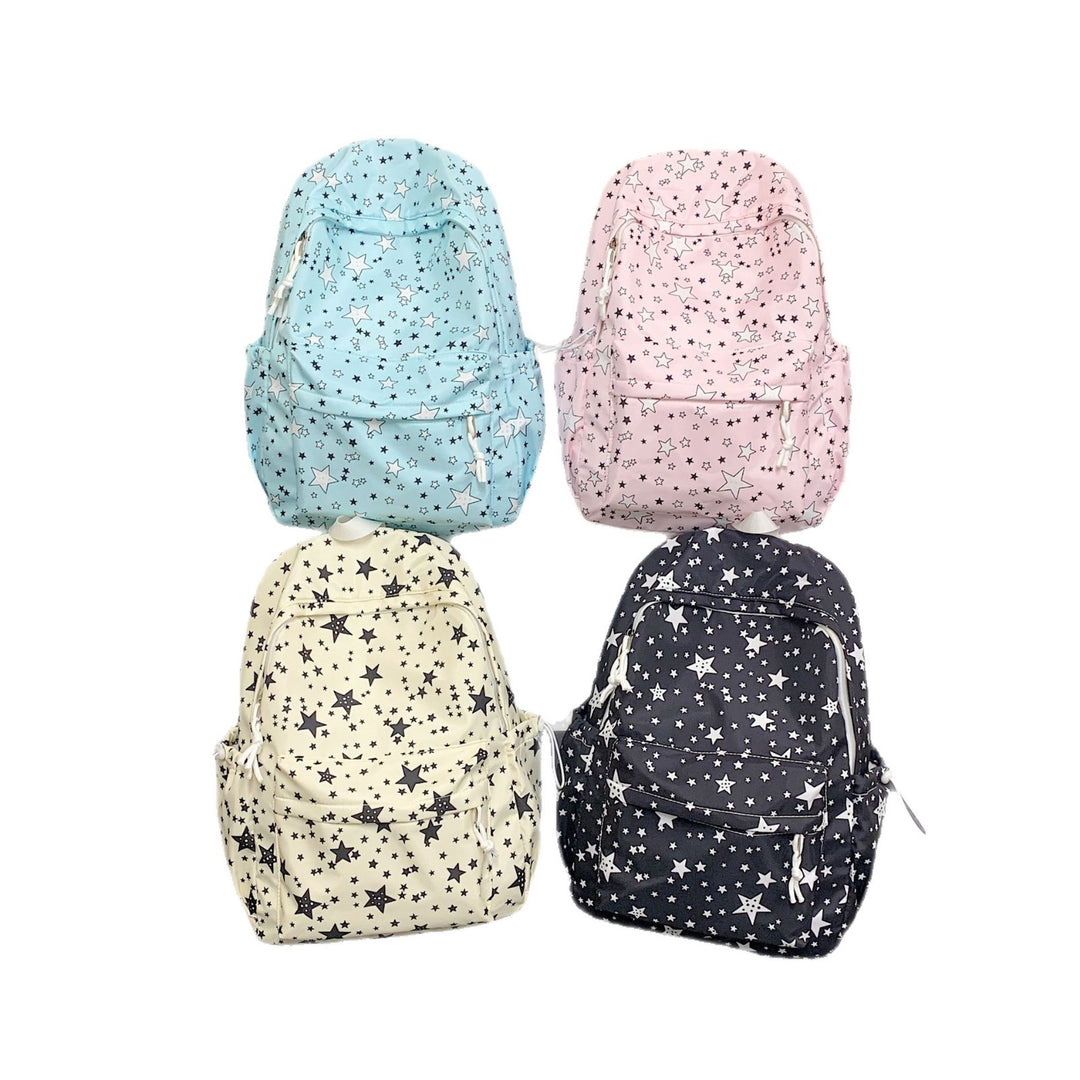 Backpack with High-Quality Star Pattern and Multifunctional Compartments Kalsten