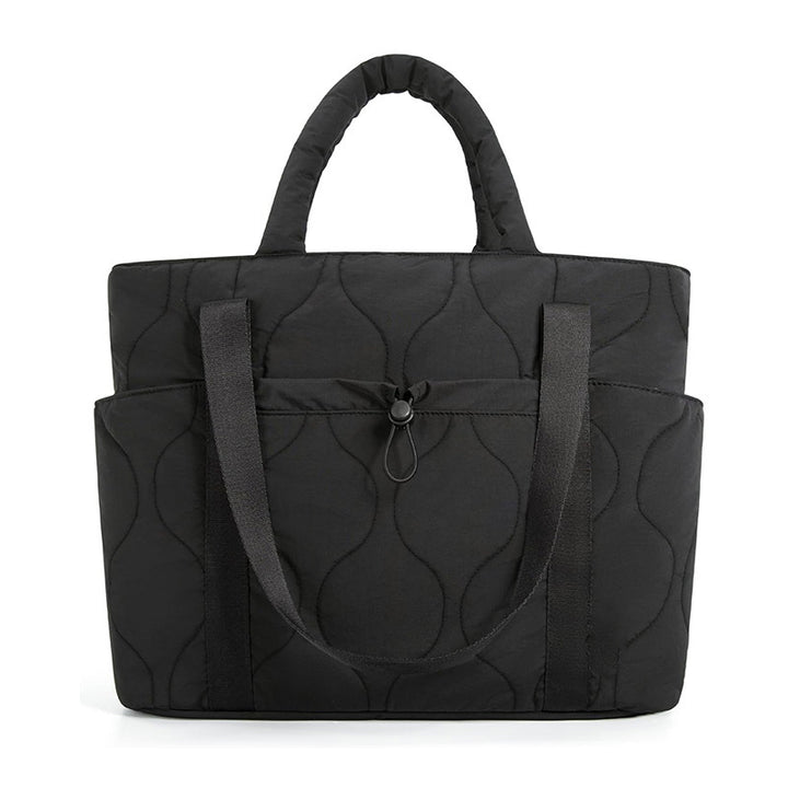 Padded tote bag with practical outer pockets Kalsten