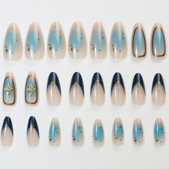 Artistic Ombre Press-On Nail Art Kalsten