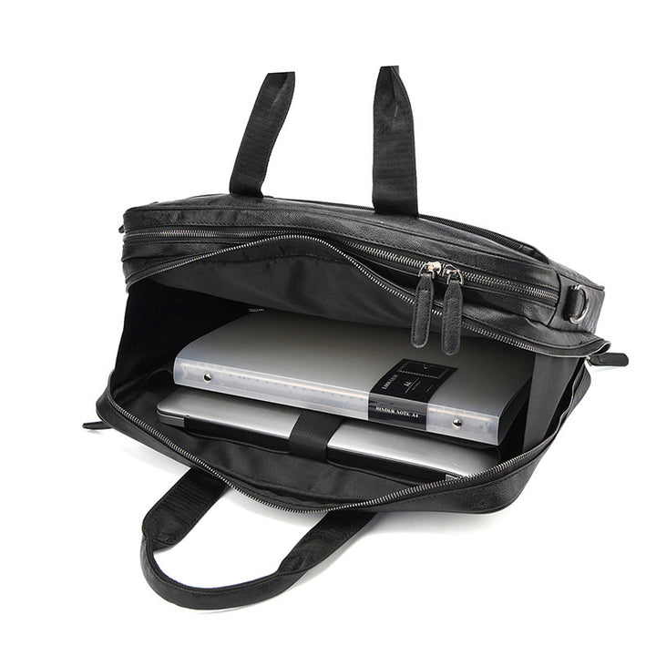 Premium Leather Business Briefcase Kalsten
