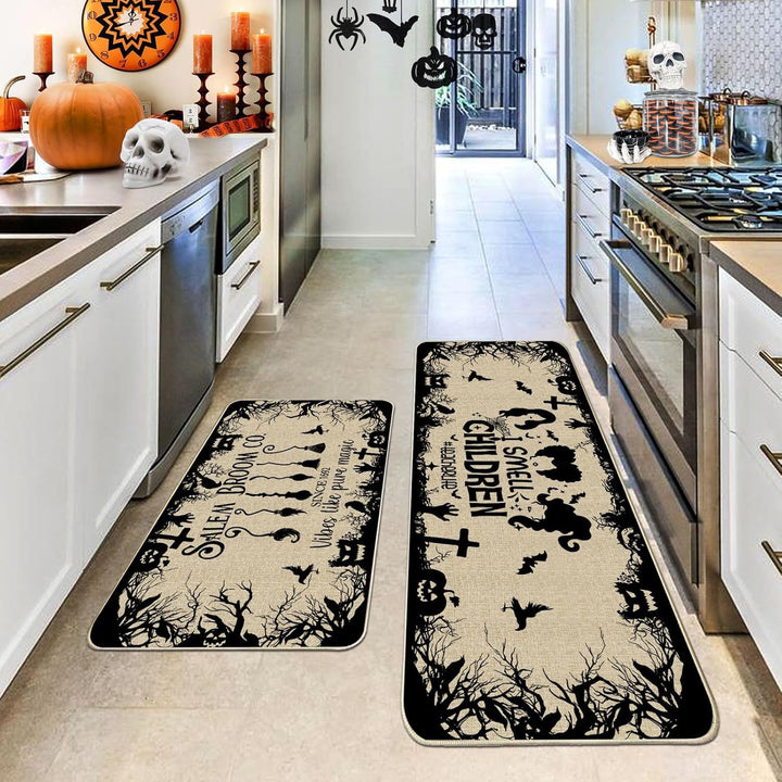 Halloween-Themed Kitchen Mat
