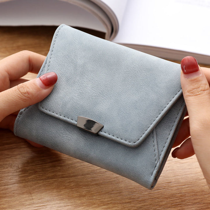 Elegant Textured Leather Card Holder Kalsten
