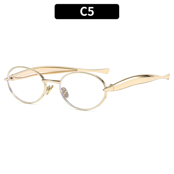 Elegant Oval Frame Eyewear
