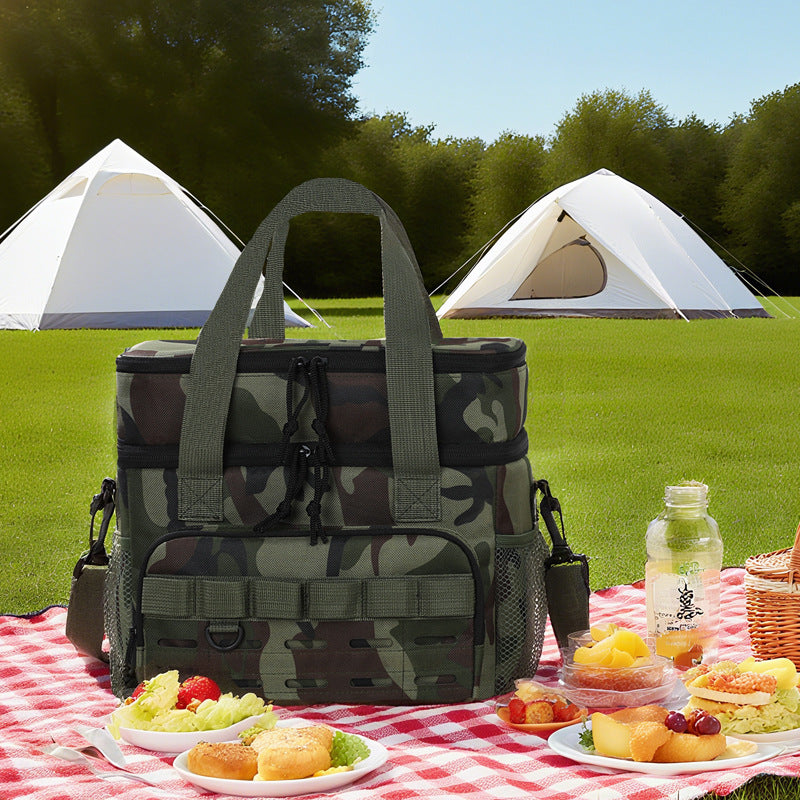 Multi-Compartment Insulated Cooler Bag