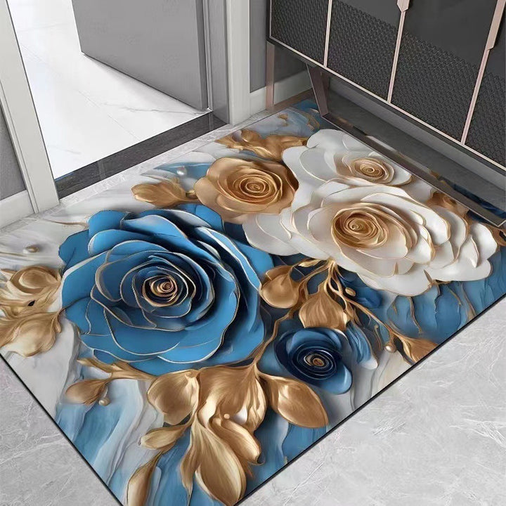 Decorative Floral Area Mat