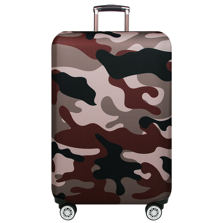 Women's hard suitcase with creative graphic design Kalsten