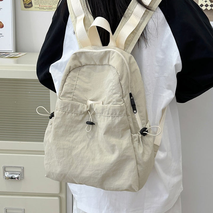 Leisure backpack with innovative drawstring and comfortable carrying system Kalsten