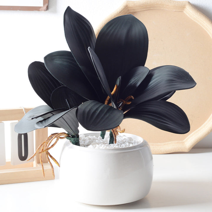 Luxurious Artificial Leaf Stem Ornament