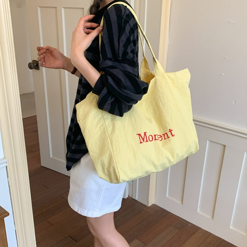 Spacious Canvas Tote Bag