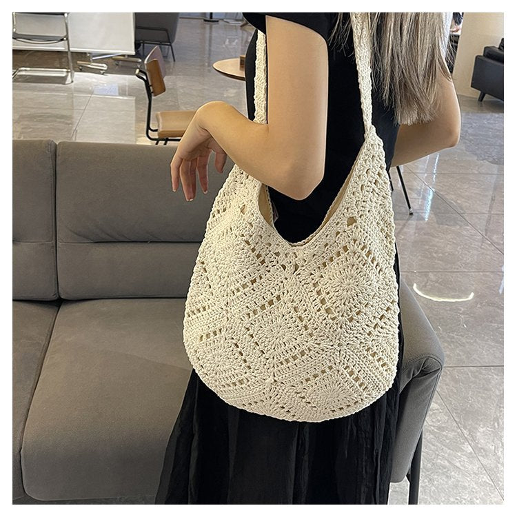 Fashionable Macrame Crossbody Bag Kalsten
