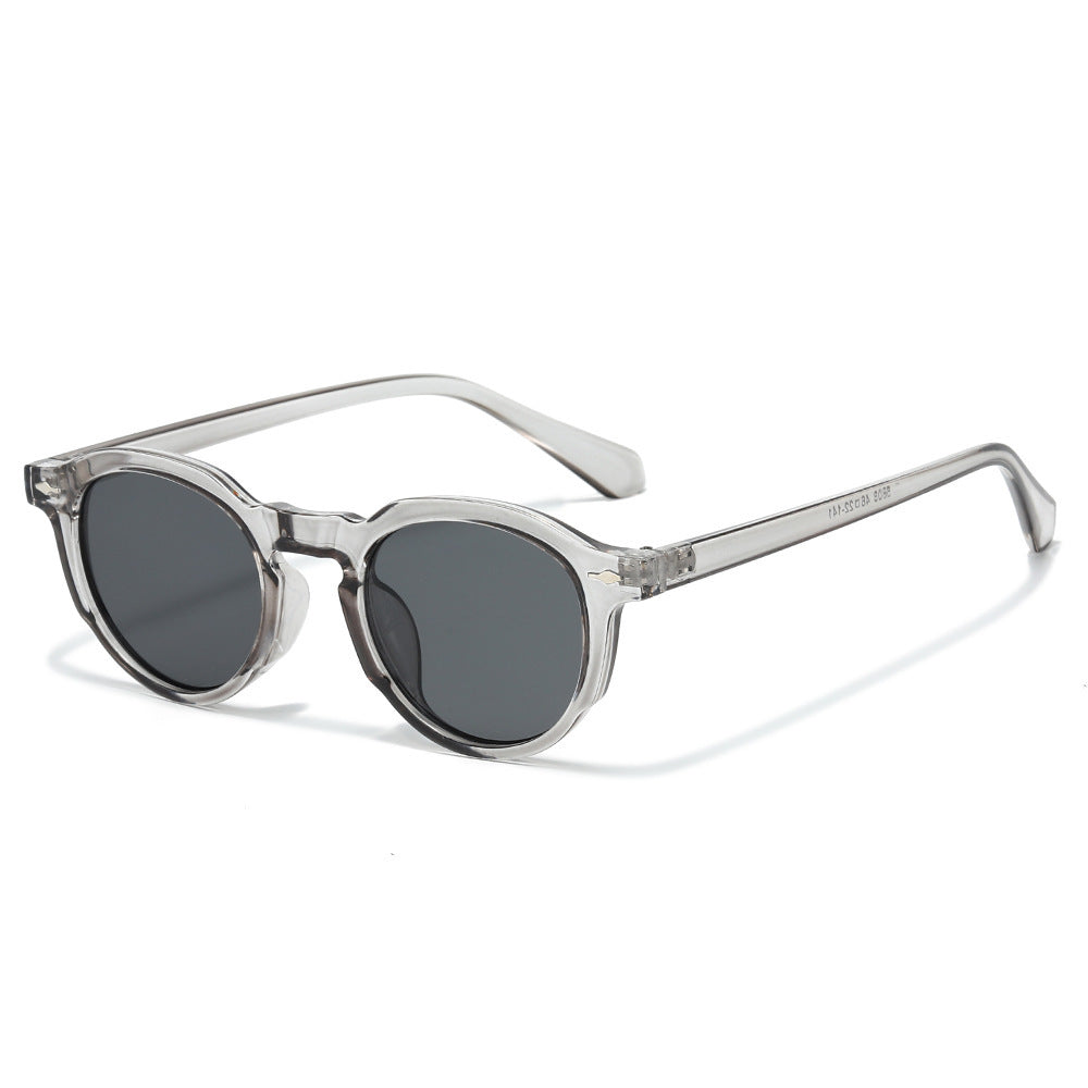 Stylish Retro Oval Frame Sunglasses Kalsten
