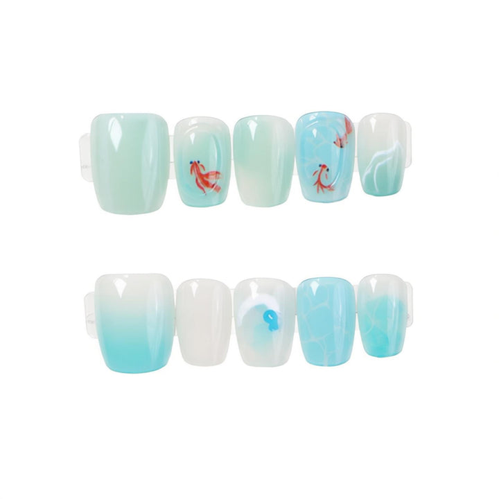 Ocean-Inspired Nail Art Set Kalsten