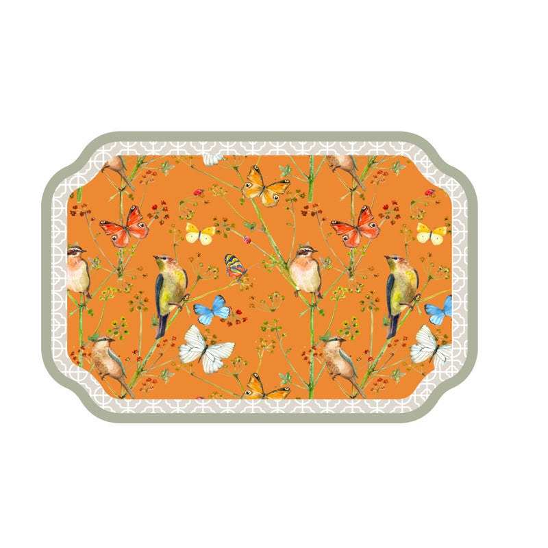 Artistic Floral Bathroom Mat