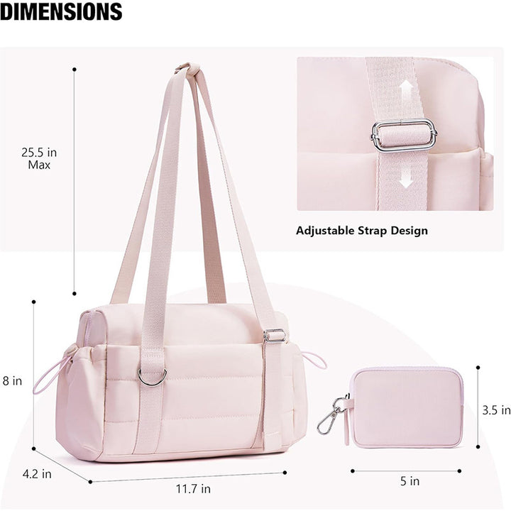 Fashionable Travel Bag with Removable Wallet Kalsten