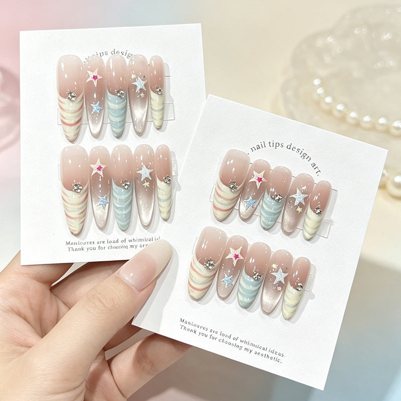 Whimsical Nail Art Press-On Set Kalsten