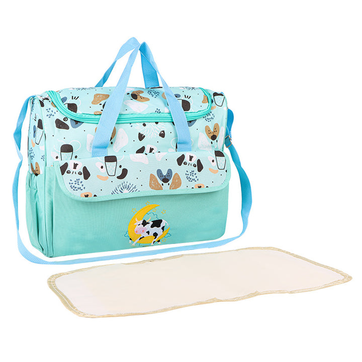 Multifunctional diaper bag with integrated changing mat Kalsten