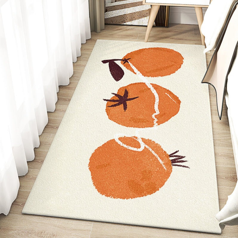 Elegant Floral Design Bathroom Runner Rug