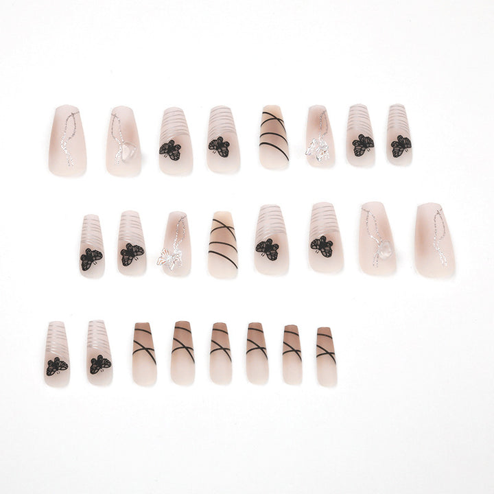 Artful Nail Extensions with Modern Graphics Kalsten