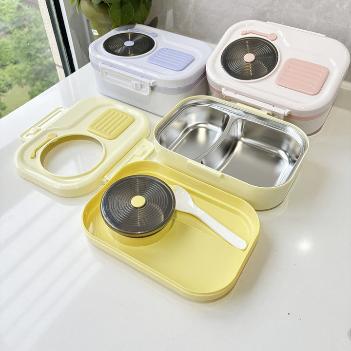 Retro Vinyl Record Lunch Box