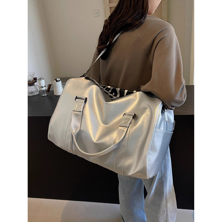 Glossy Finish Travel Duffel Bag Kalsten