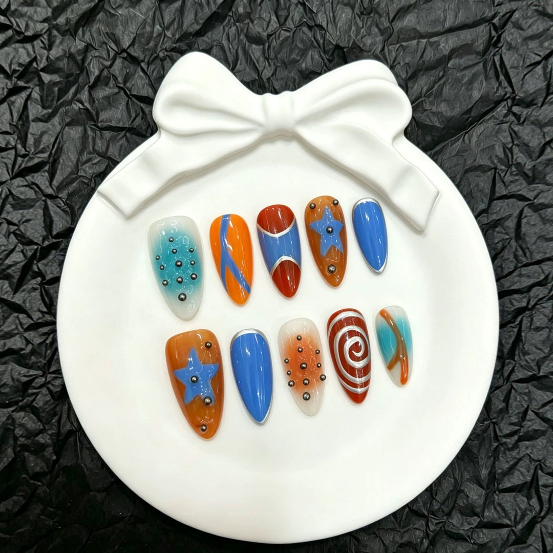 Artistic Decorative Press-On Nails  1791773917
