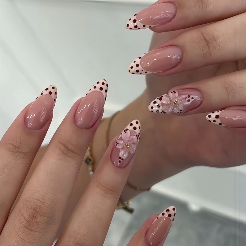 Themed Floral Press-On Nail Set Kalsten