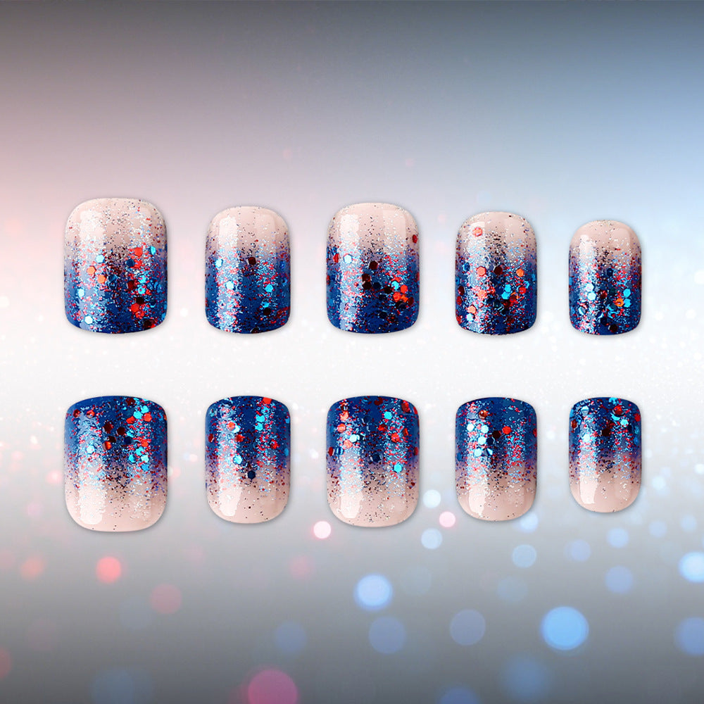 Glitter Gradient Press-On Nail Set Kalsten