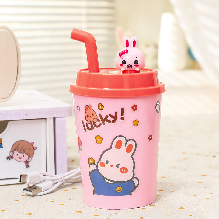 Women’s drinking cup with integrated straw and playful animal design Kalsten