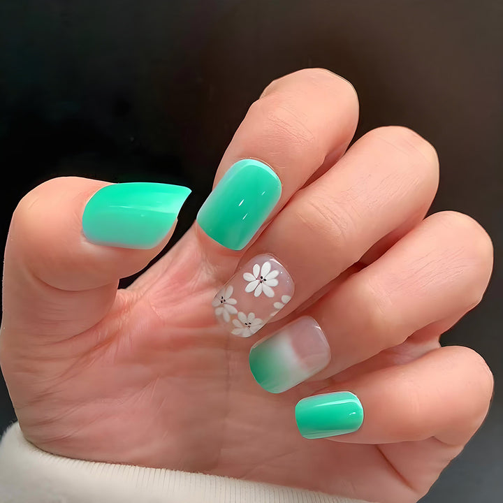 Floral Elegant Press-On Nail Art Set Kalsten