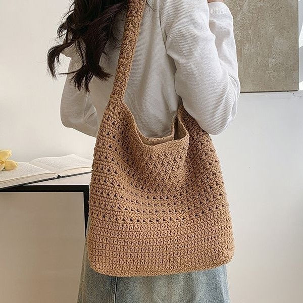 Hand-knotted leisure shoulder bag Kalsten