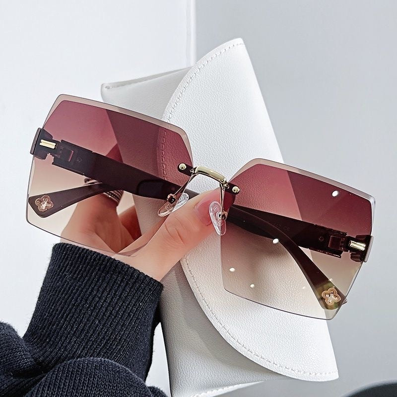 Oversized Geometric Shield Sunglasses Kalsten