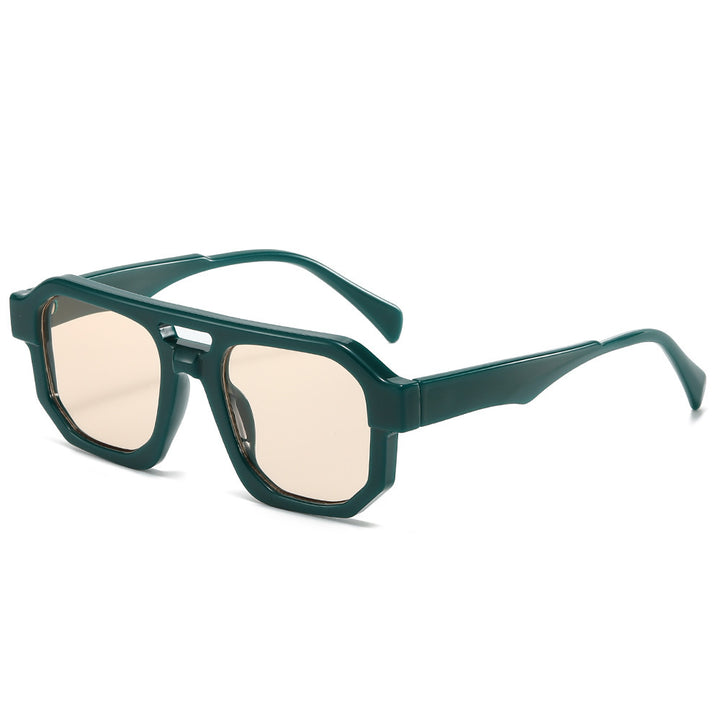 Fashion-Forward Geometric Oversized Sunglasses Kalsten