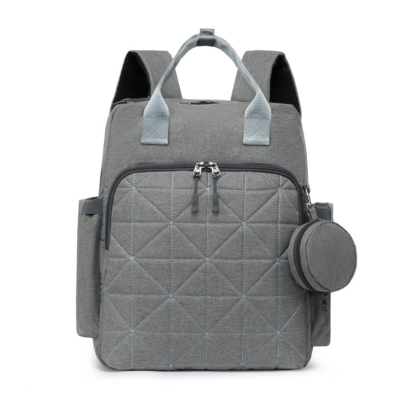 Multi-Pocket Quilted Backpack Kalsten