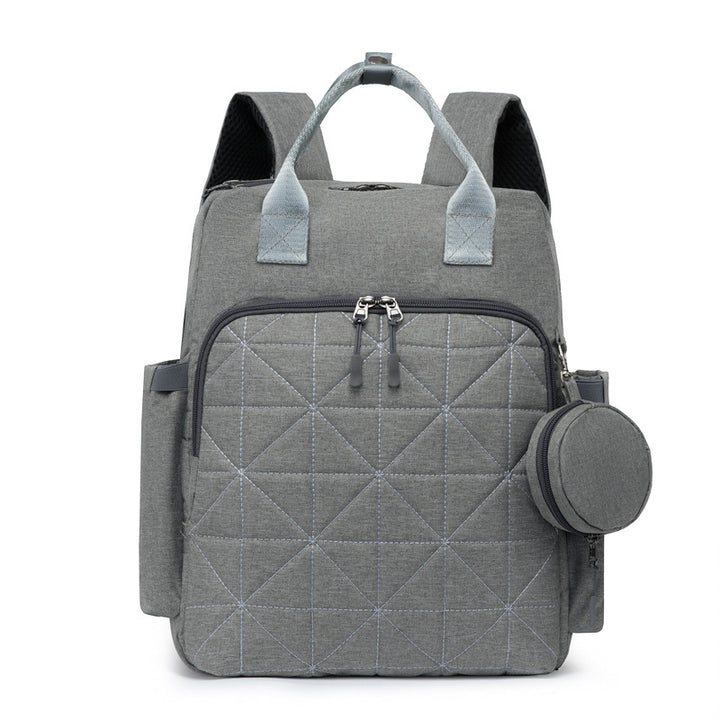 Multi-Pocket Quilted Backpack Kalsten