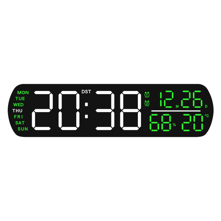 Digital wall clock with temperature and hygrometer display Kalsten