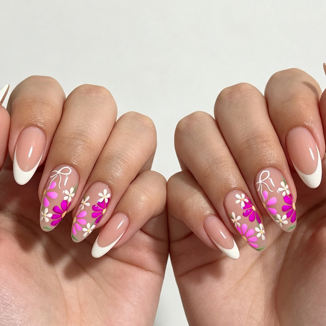 Elaborate Floral Nail Art Kalsten