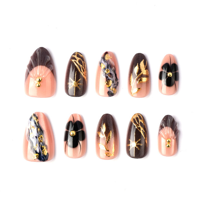 Artistic Press-On Nail Design Kalsten