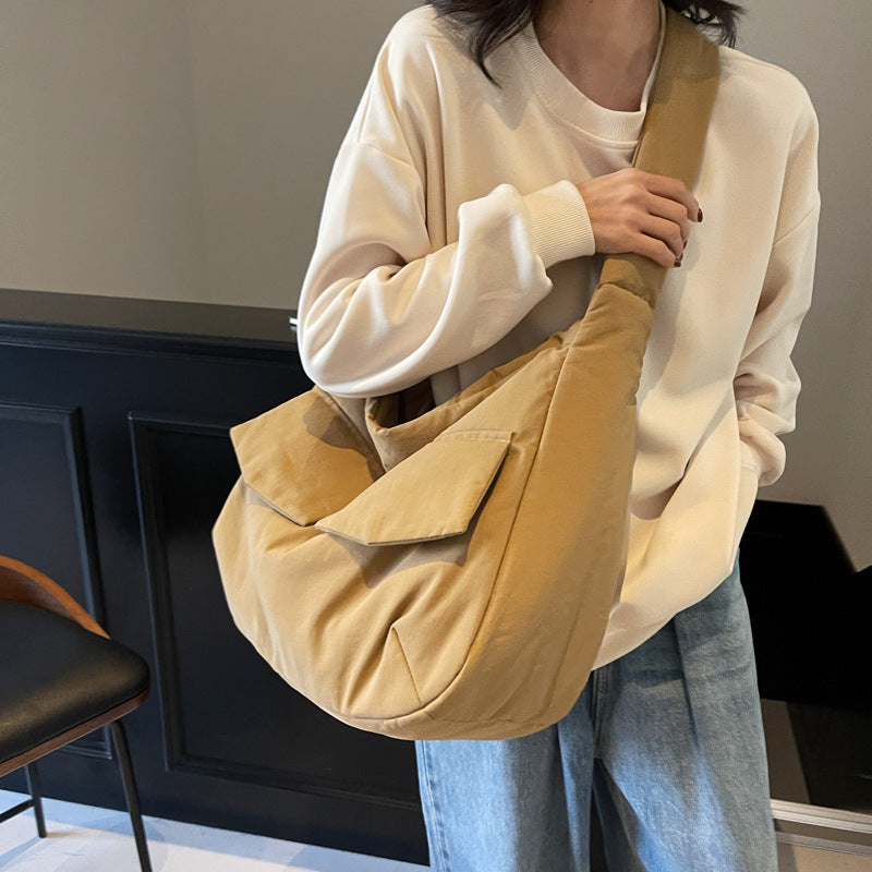 Soft Fabric Shoulder Hobo Bag Kalsten