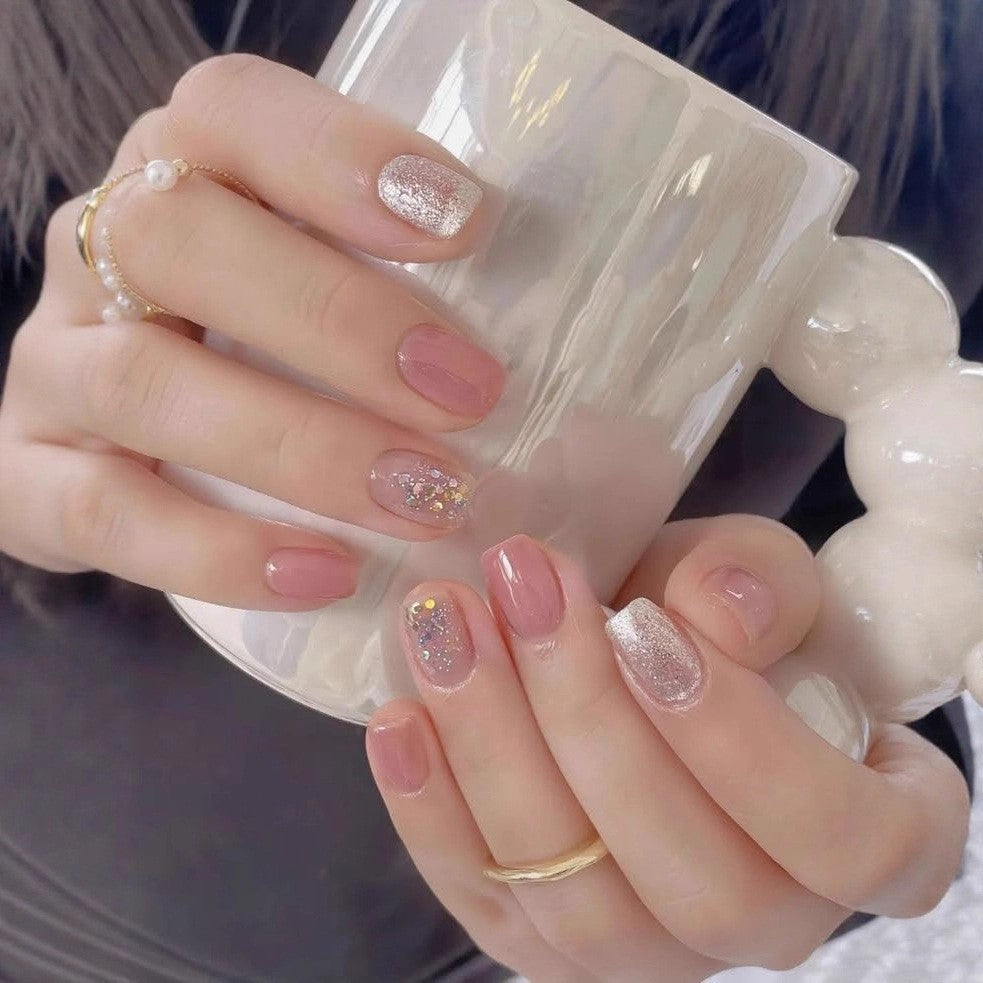 Glitter Artificial Nails Kalsten